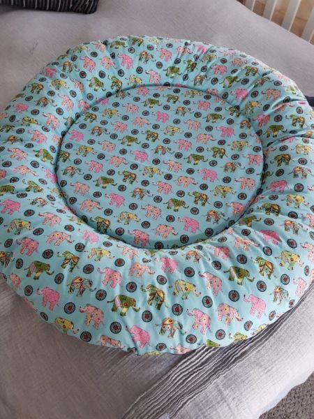handmade doughnut cushion for baby