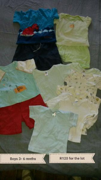 Boys 3-6m clothing bundle