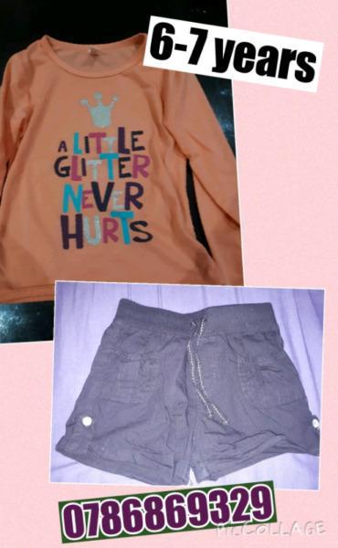 Girls 6-7 yr clothes