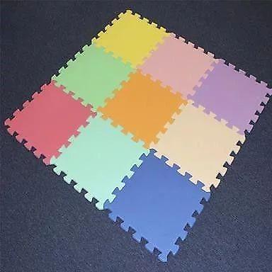 Colourful Anti-Slip Play Mats – 8 Piece
