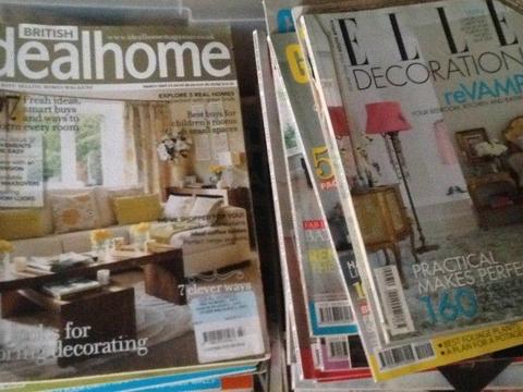 Interior decorating magazines for sale