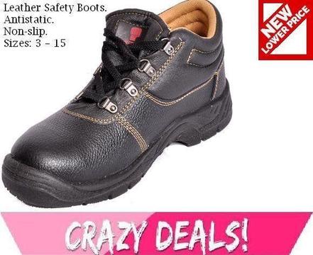 Steel-Toe General Purpose Work Boots, Uniforms, Overalls, PVC Gloves, PPE