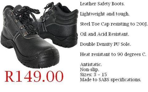 Safety Boots, Safety Shoes, Gumboots, Golf Shirts, T-Shirts, Overalls, Uniforms