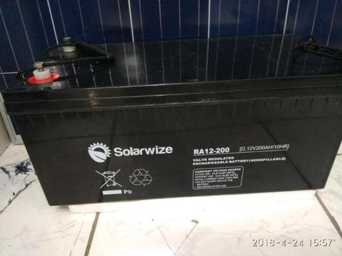 Brand new 200ah 12V GEL solar batteries on special