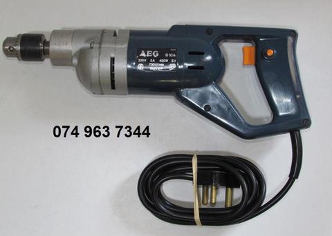 AEG B 10 A Non Hammer 10mm Steel / Wood / Industrial Precision Rotary Drill*AS NEW*