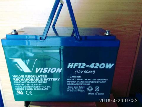 90ah 12V AGM GEL Vision batteries on special