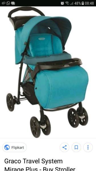 Graco Mirage plus travel system with car seat