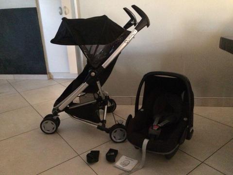 Quinny zapp extra stroller and maxicosi pebble carseat