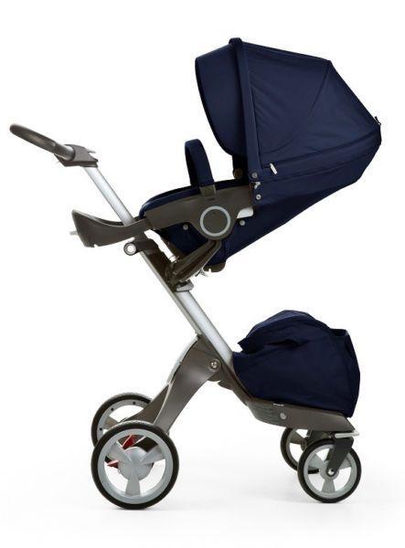 Deep blue Stokke xplory + maxi cosy carseat in great condition