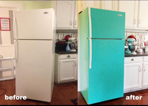 Spray painting of appliances