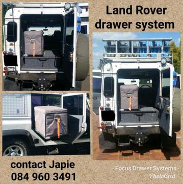 Land Rover Vehicle storage / drawersystems