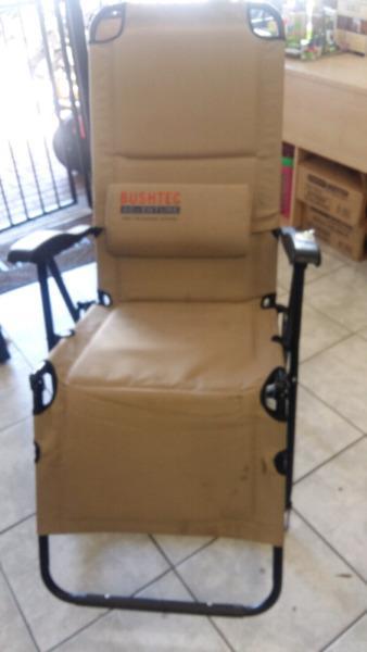 Bushtech Lounger Chair 7 Position Adjustment