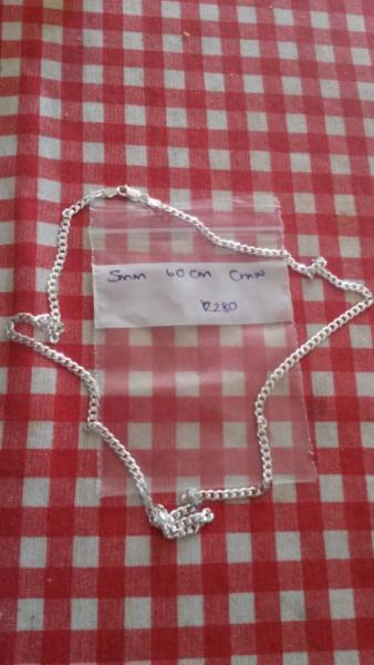 5mm original 925 60cm silver chain R280