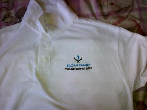 Golf shirts with embroidery