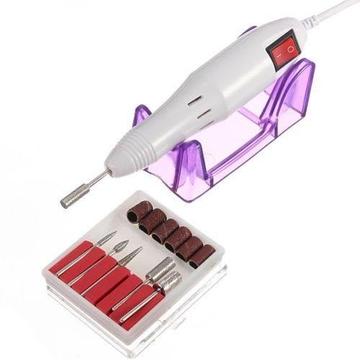 Professional Manicure Pedicure Electric Drill File Nail Art Pen Machine Set Kit
