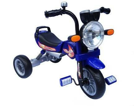 Brand new blue tricycle