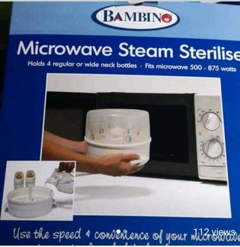 Microwave bottle sterilizer