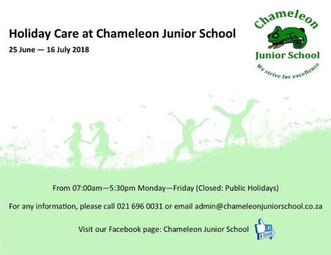 Holiday Care Program at Chameleon Junior School