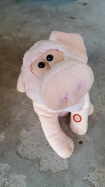 Dancing piggy doll