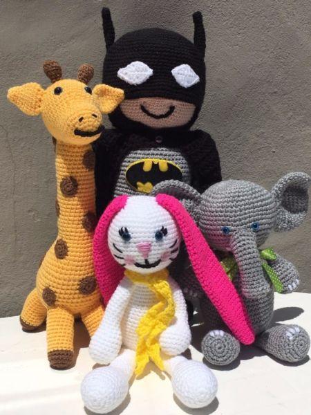 Knitted Super Hero's For Sale