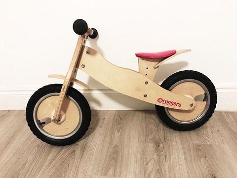 Kids wooden bike