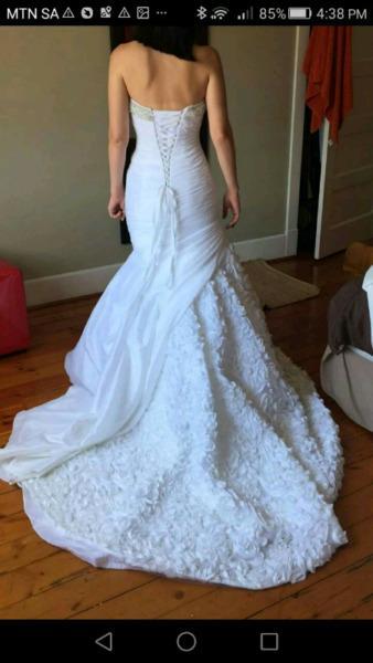 Beautiful designer wedding dresses for hire from only R800