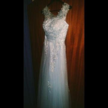 Blue Matric Ball Dress / Evening dress gown/ Bridesmaid