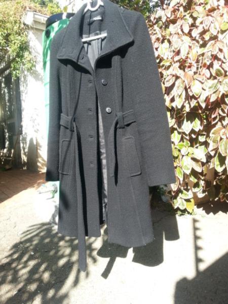 Black Wool Coat s/m 34