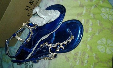 Blue Sapphire Spain sandal for sale- R500