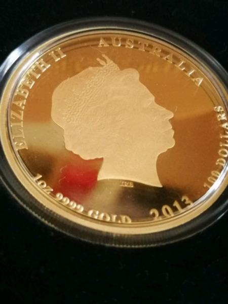 PURE GOLD COIN PERTH MINT AUSTRALIA