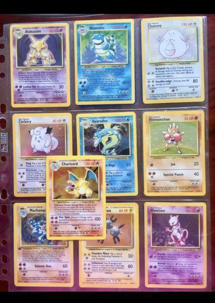 Pokemon COMPLETE First Vintage Set & Complete Jungle, Fossil & Rocket