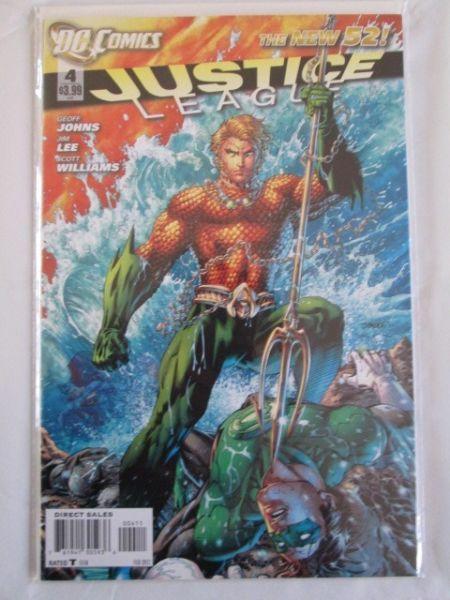 Justice League #4 (2012) 1st Printing Jim Lee Cover, Near Mint, DC Comics