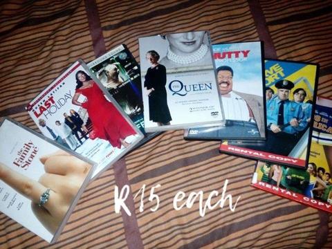 Assorted Movies - R15 Each