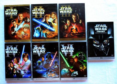 Star Wars DVD Set and CD Sound Track