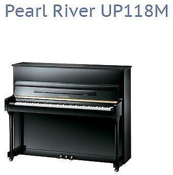 Piano upright New Pearl River UP118M Black.1 of the top sounding and affordable acoustic pianos
