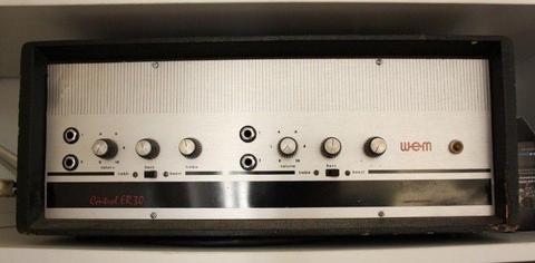 WEM ER30 Vintage 1963 30-Watt Guitar Valve AMP - UK Built - Handwired!!