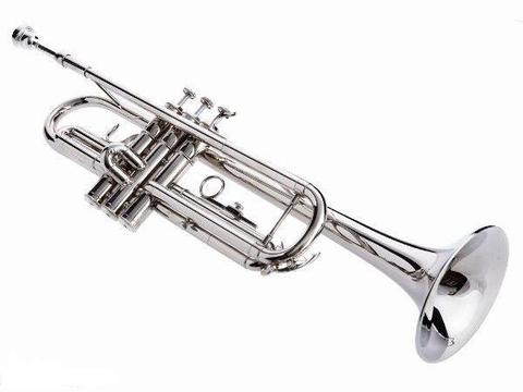 Santa Fe Trumpet with hardcase,Nickel. Bb