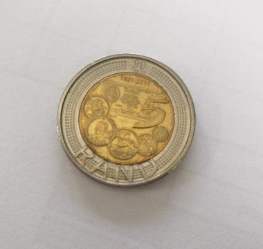 R 5 Coin Mandela 90th Birthday