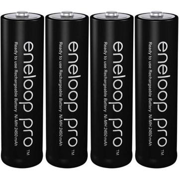 ENELOOP PRO's 4xAA's Rechargable BATTERIES :