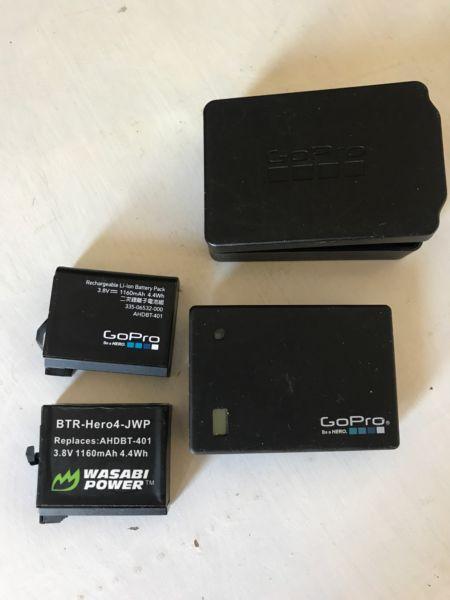 GoPro Hero4,3,3+ Batteries