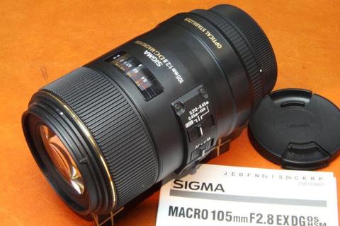 Prime Sigma 105mm f2.8 EX GD Macro OS Nikon fit