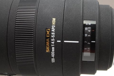 Sony A MOUNT Sigma 120-400mm APO DG super zoom lens