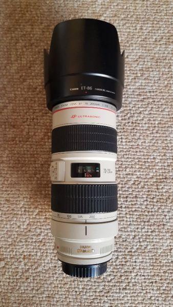 Canon 70-200 f2.8 L IS USM