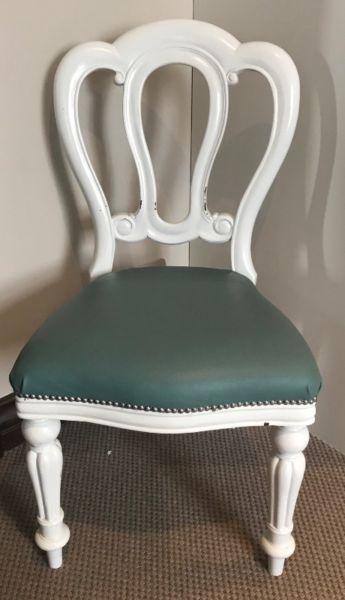 Beautiful White accent chairs