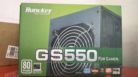 HUNTKEY GS550 550WATT GAMING POWER SUPPLY UNIT ON SALE
