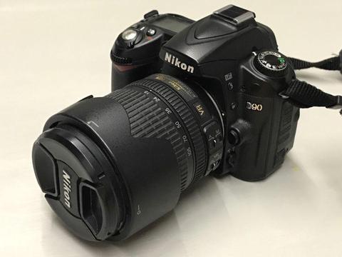 Nikon D90 camera with Nikon 18-105mm 1:3.5-5.6G ED VR AF-S, DX