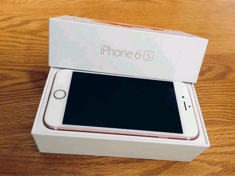 IPHONE 6S 16GB ROSE GOLD IN THE BOX - TRADE INS WELCOME (0768788354)