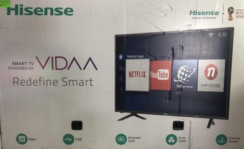 Dealers special: HISENSE 65” SMART 4K ULTRA HD LED NEW WITH WARRANTY