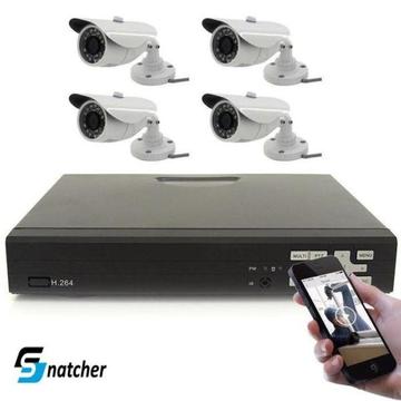 4 Channel CCTV Kit With Internet