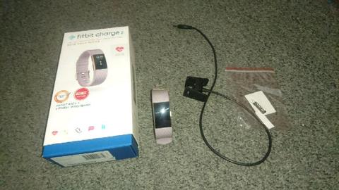 Fitbit charge 2 rose gold large plus screen gaurd